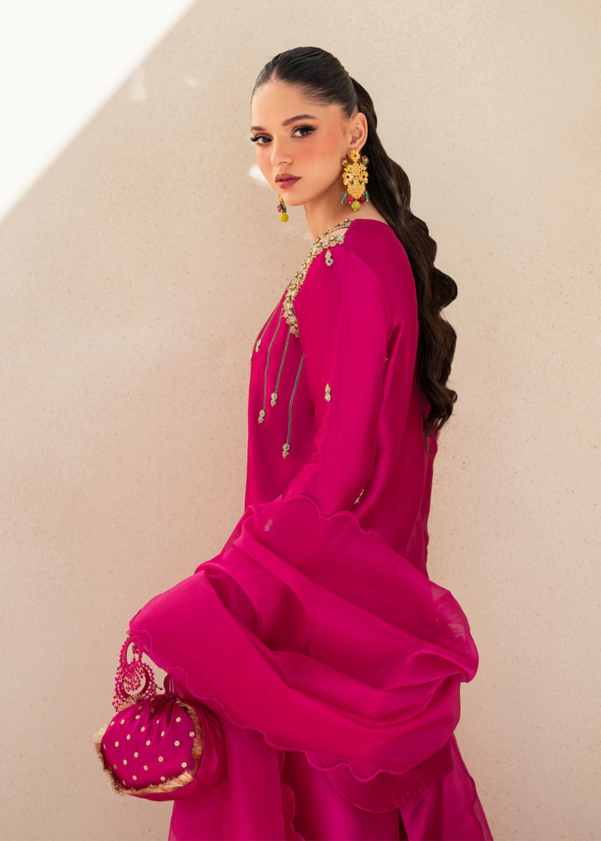 Fuchsia Rose - Dastoor Collection