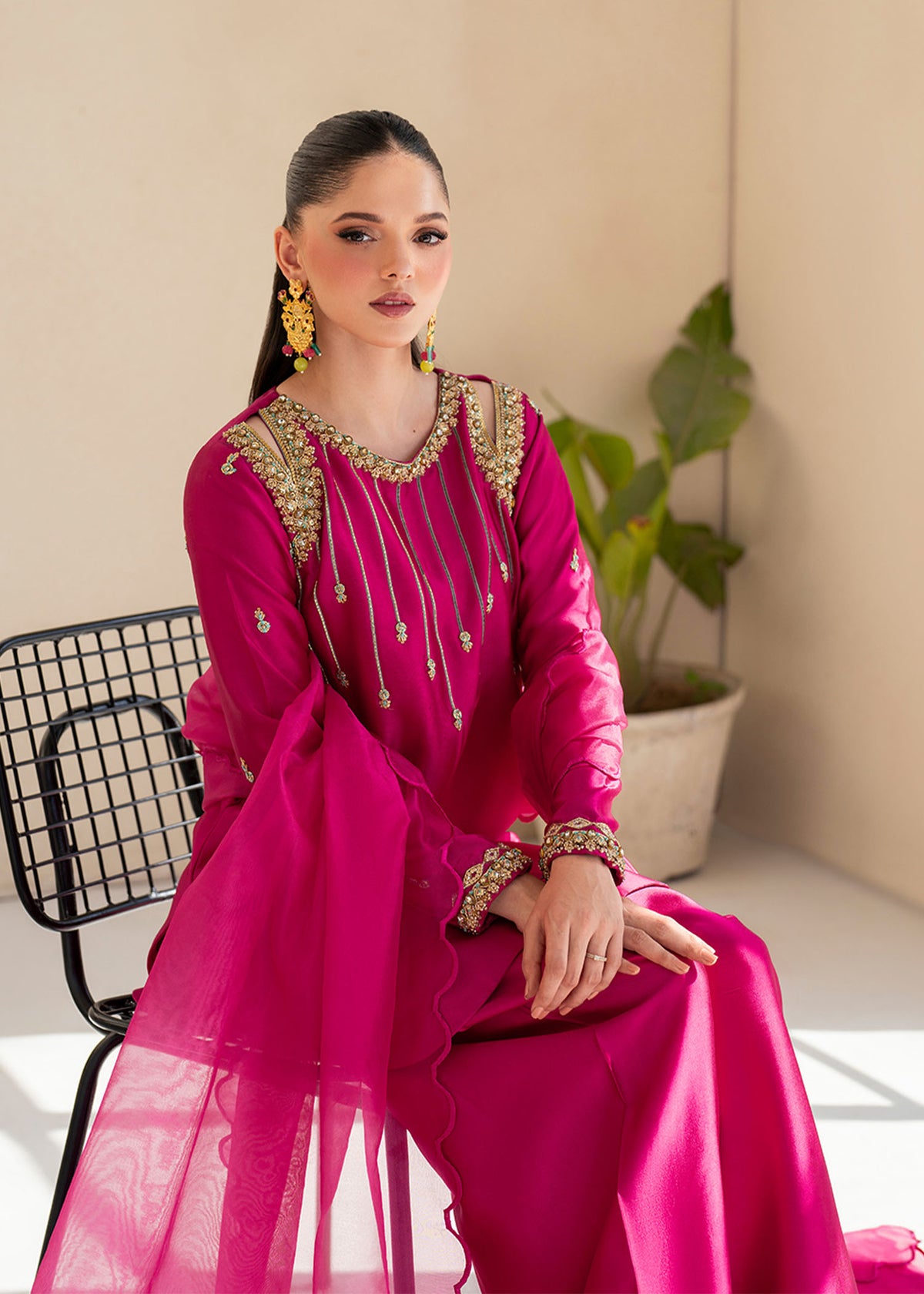 Fuchsia Rose - Dastoor Collection